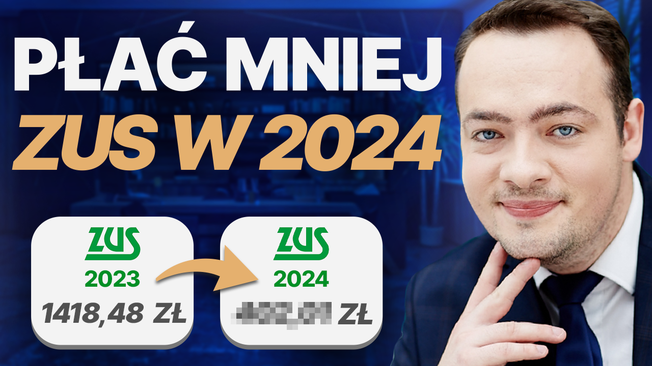 ⁣Ile wyniesie ZUS w 2024 r.? Płać mniej przy przejściu z działalności na spółkę?